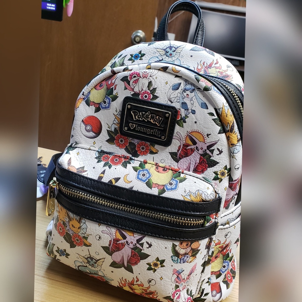 Loungefly Pokemon Eeveelutions backpack & wallet